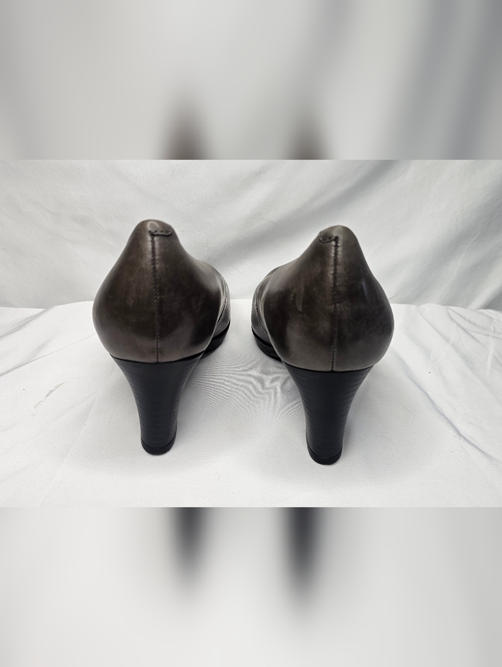 Earth Tamarisk Taupe Soft Calf pumps Size 11 - Picture 4 of 12